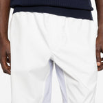 Pantaloncini con stampa logo in bianco Brunello cucinelli - uomo 