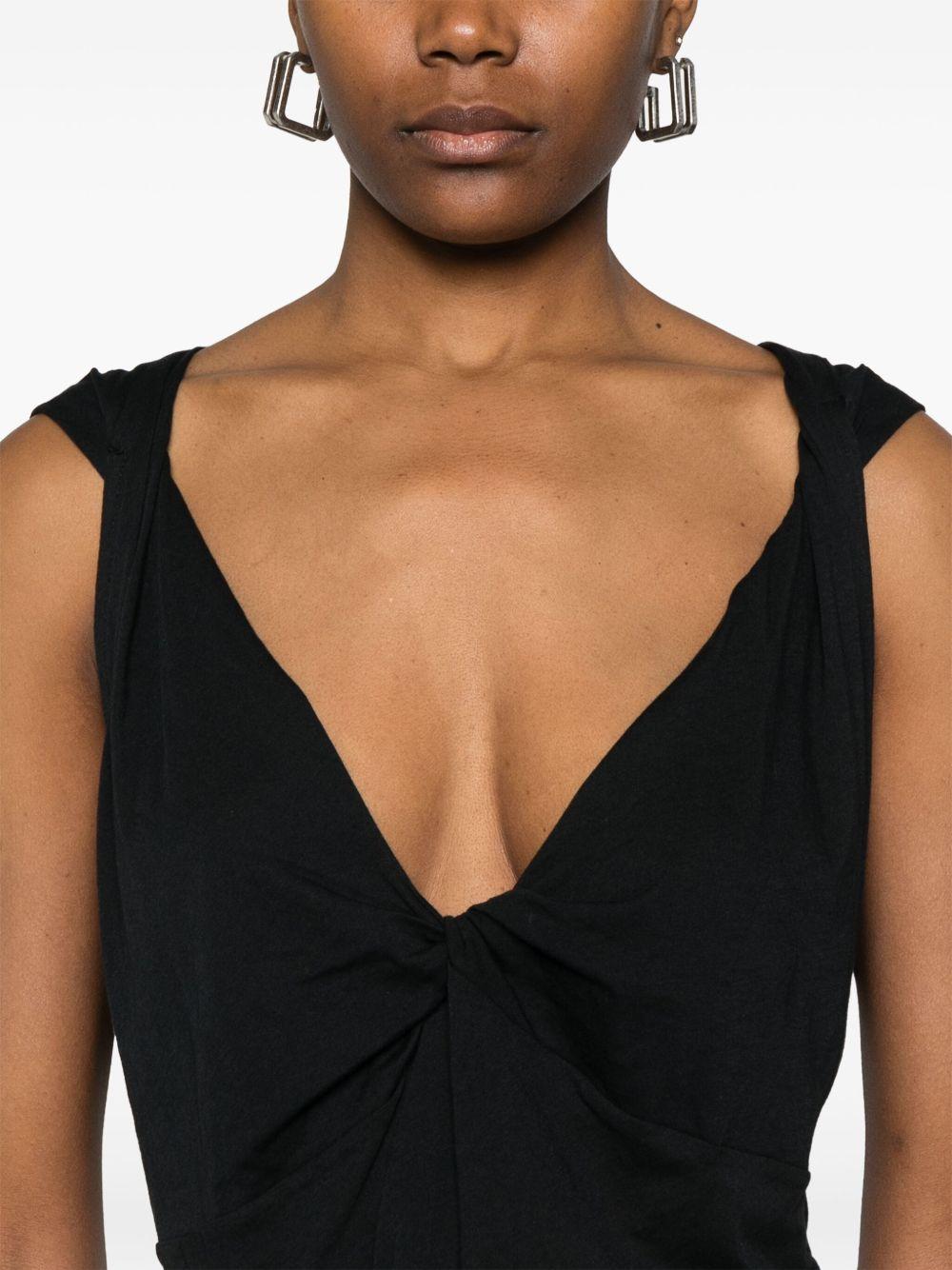 Top Hantex in nero Dries Van Noten - donna 
