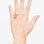 Anello decorato con stelle in rosa Yvmin - donna 