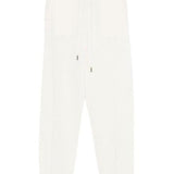 Pantaloni con couisse in cashmere in ecru Gotha - donna 