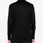 T-shirt a maniche lunghe in nero Tokyo luxury brand - uomo 