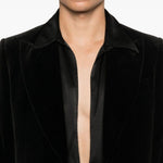 Blazer monopetto in nero Lardini - uomo 