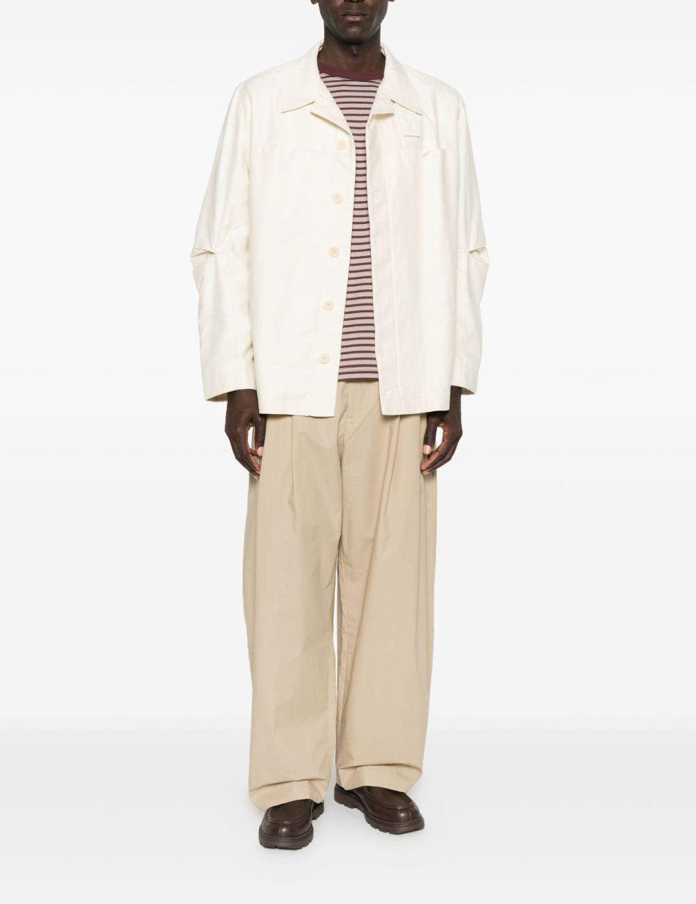 Giacca-camicia con spacco in bianco Ymc - uomo 