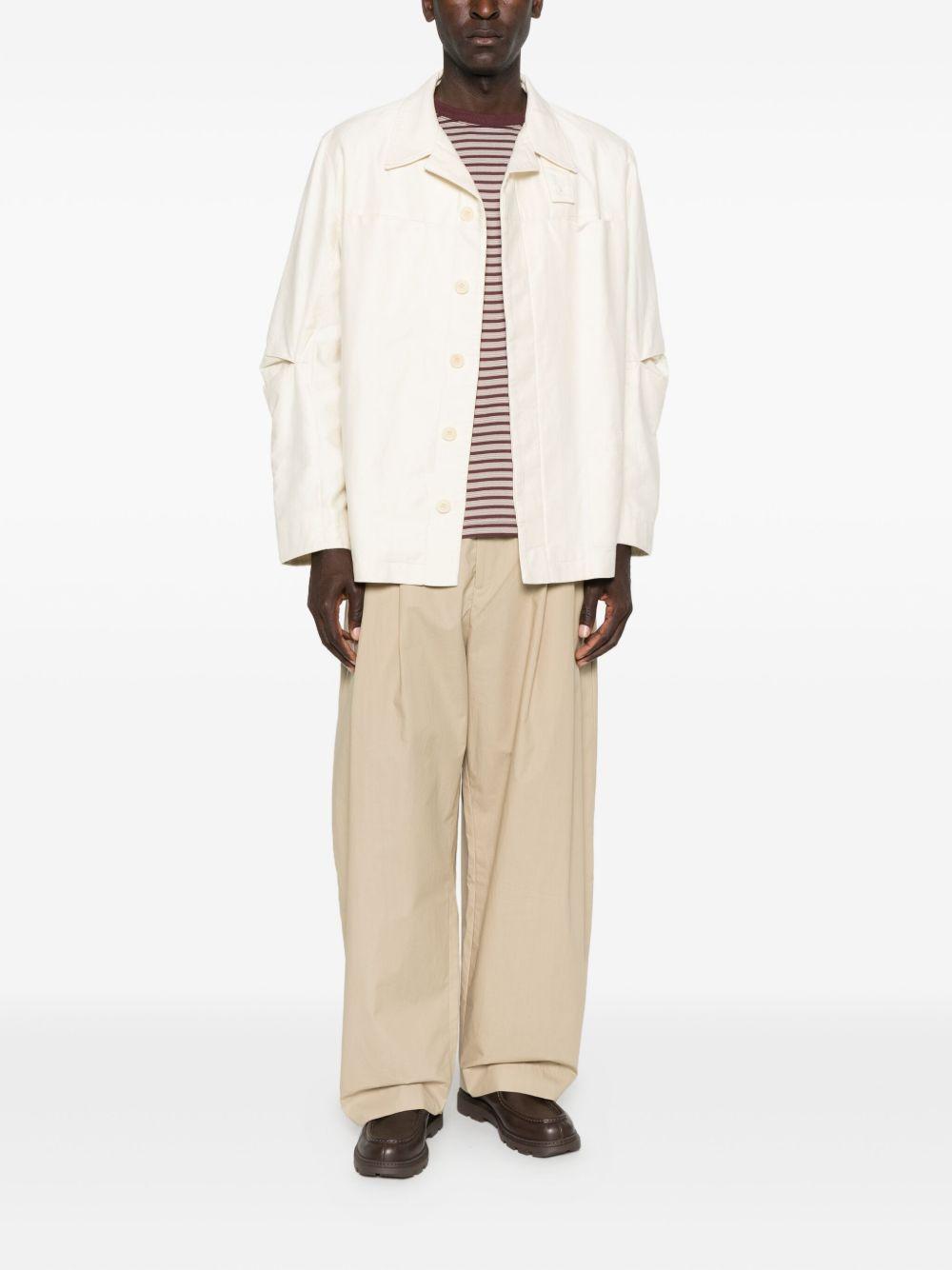 Giacca-camicia con spacco in bianco Ymc - uomo 