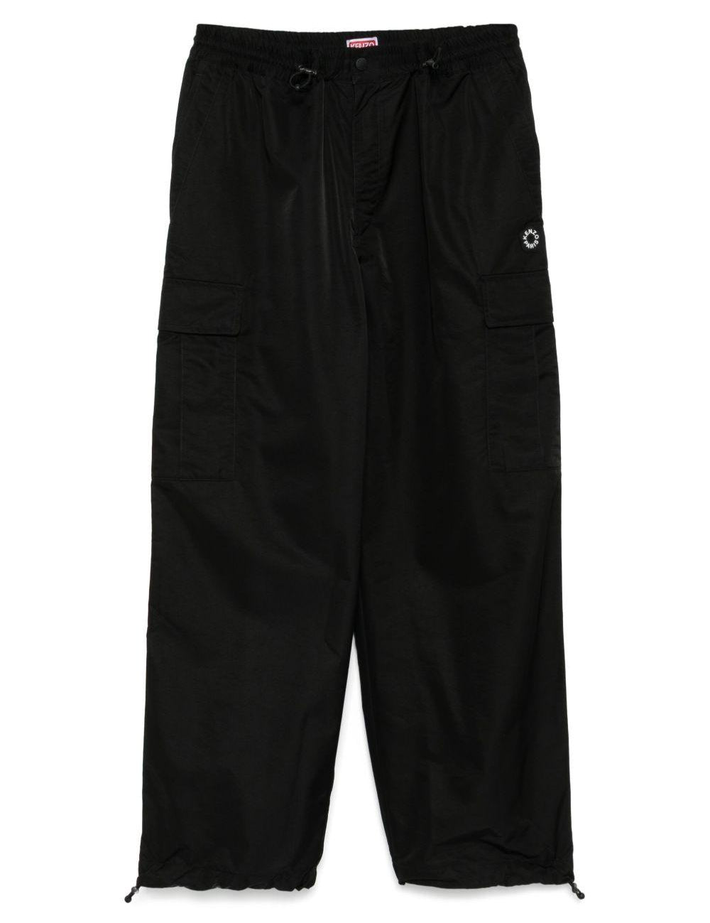 Cargo con logo in nero Kenzo - uomo 