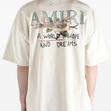 Camicia con stampa in beige Amiri - uomo 