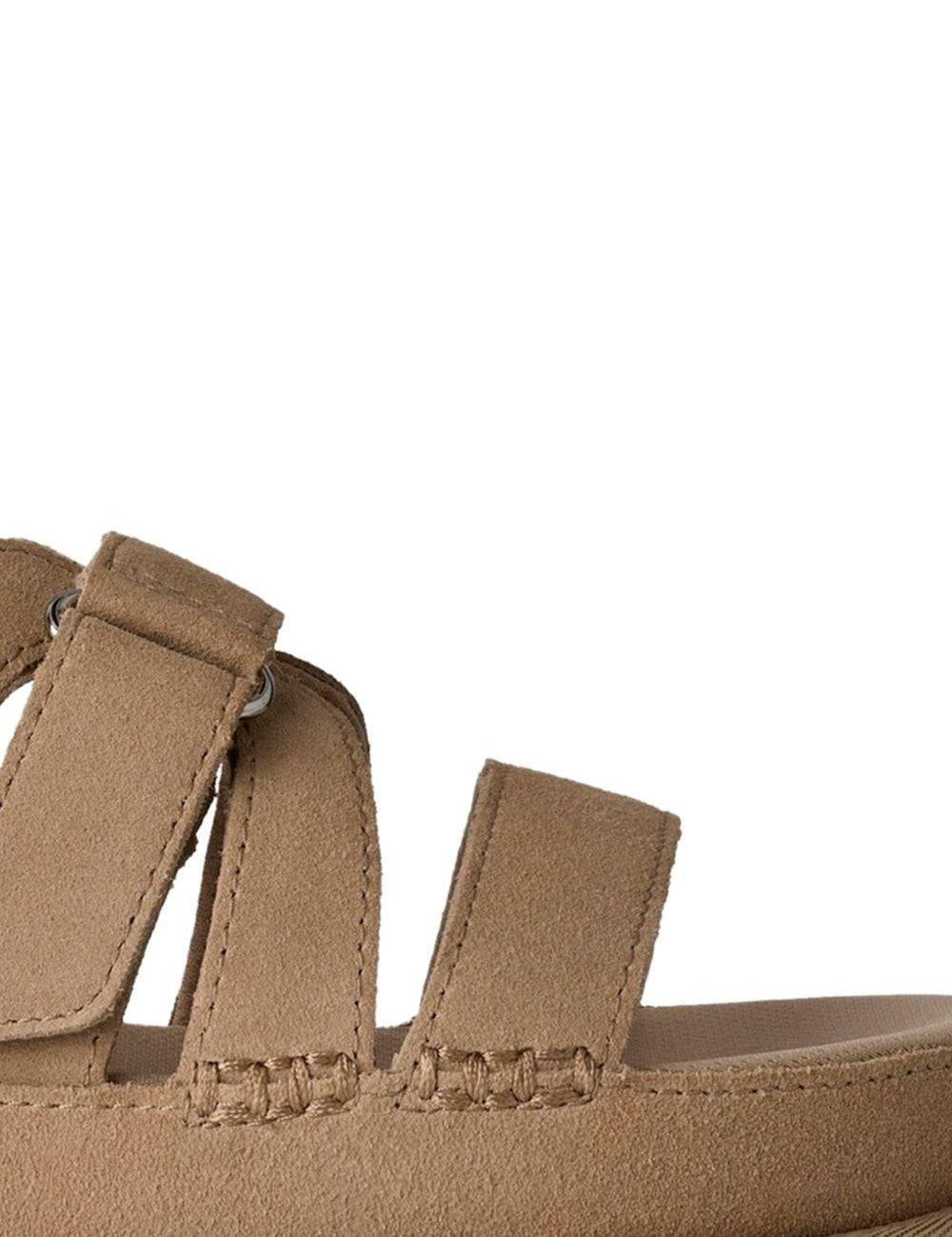 Sandali in pelle in beige Ugg - donna 