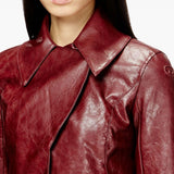 Minigonna O-Hara con logo in bordeaux Diesel - donna 