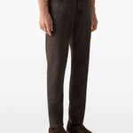 Pantaloni Stretch Roccia in nero Zegna - uomo 
