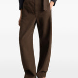 Jeans con cintura in marrone Lemaire - uomo 