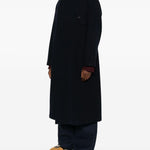 Cappotto con cappuccio in blu Yohji yamamoto - uomo 
