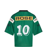 T-shirt con scollo a v in verde Martine rose - uomo 
