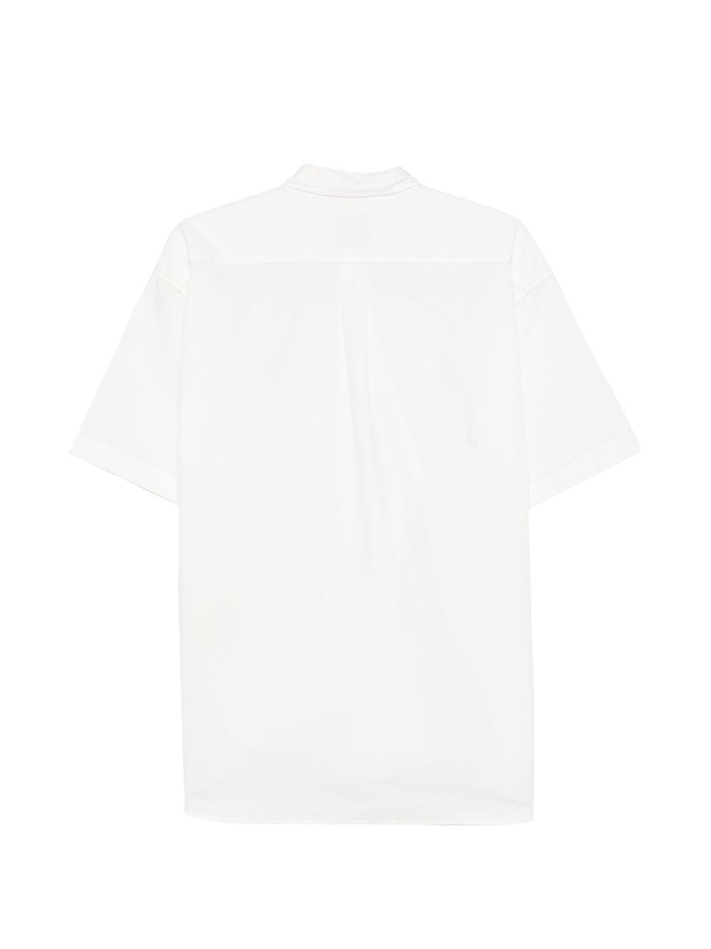 Camicia a maniche corte con moschettone in bainco And wander - uomo 