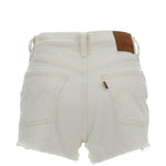 Shorts con frange 501 in bianco Levi's - donna 