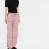 Top a collo alto in nero COURREGES - donna 