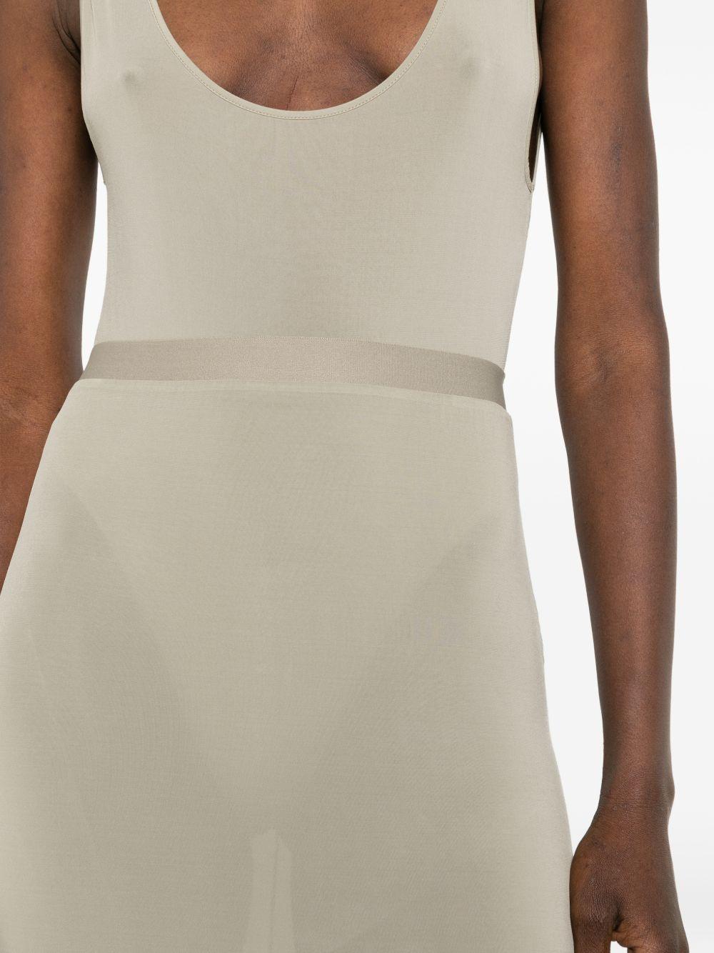 Gonna semi trasparente in verde Wardrobe.Nyc - donna 