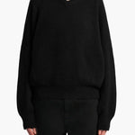 Maglione girocollo in nero Khaite - donna 