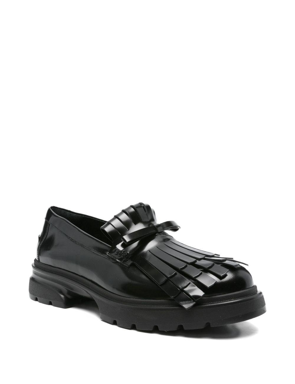Mocassini Low Tracker Fringe in nero Simone rocha - uomo 