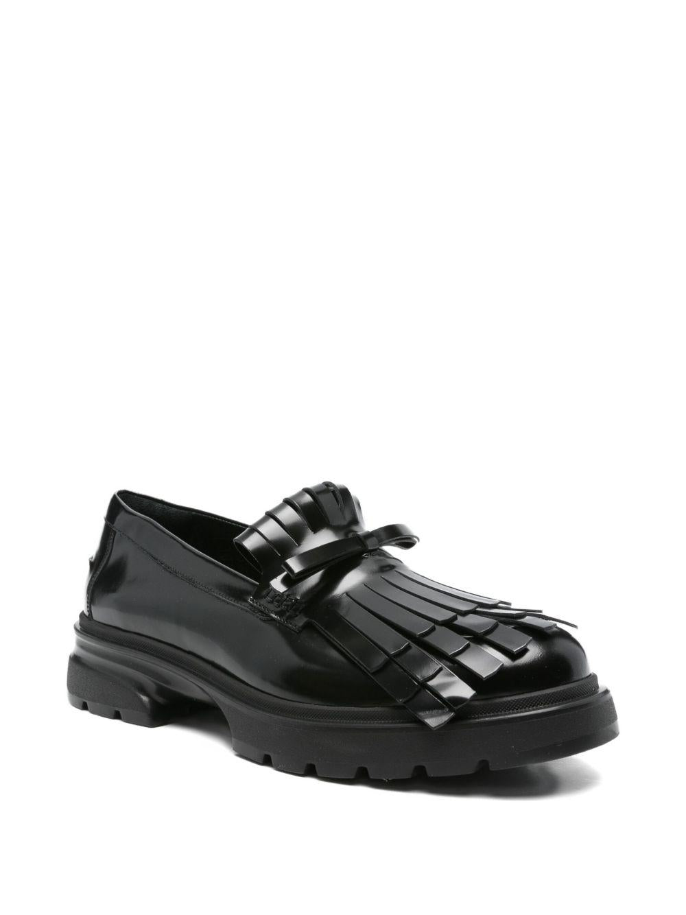 Mocassini Low Tracker Fringe in nero Simone rocha - uomo 