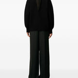 Cardigan Ami de Coeur con ricamo in nero PARIS - unisex 