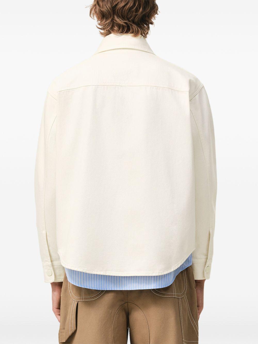 Giacca-camicia ami de coeur in avorio Ami Paris - uomo 