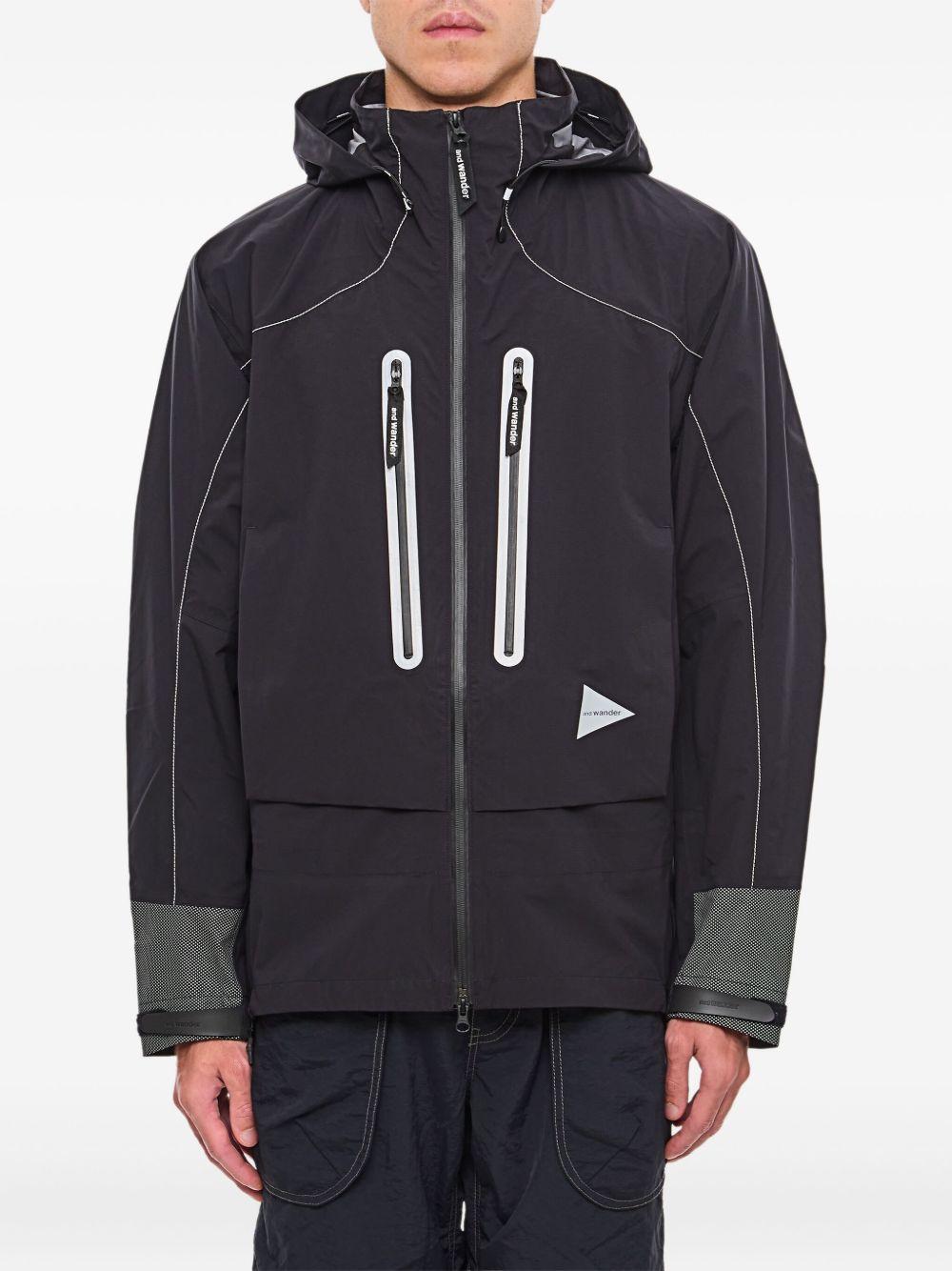 Giacca antipioggia pertex® shield in nero And wander - uomo 