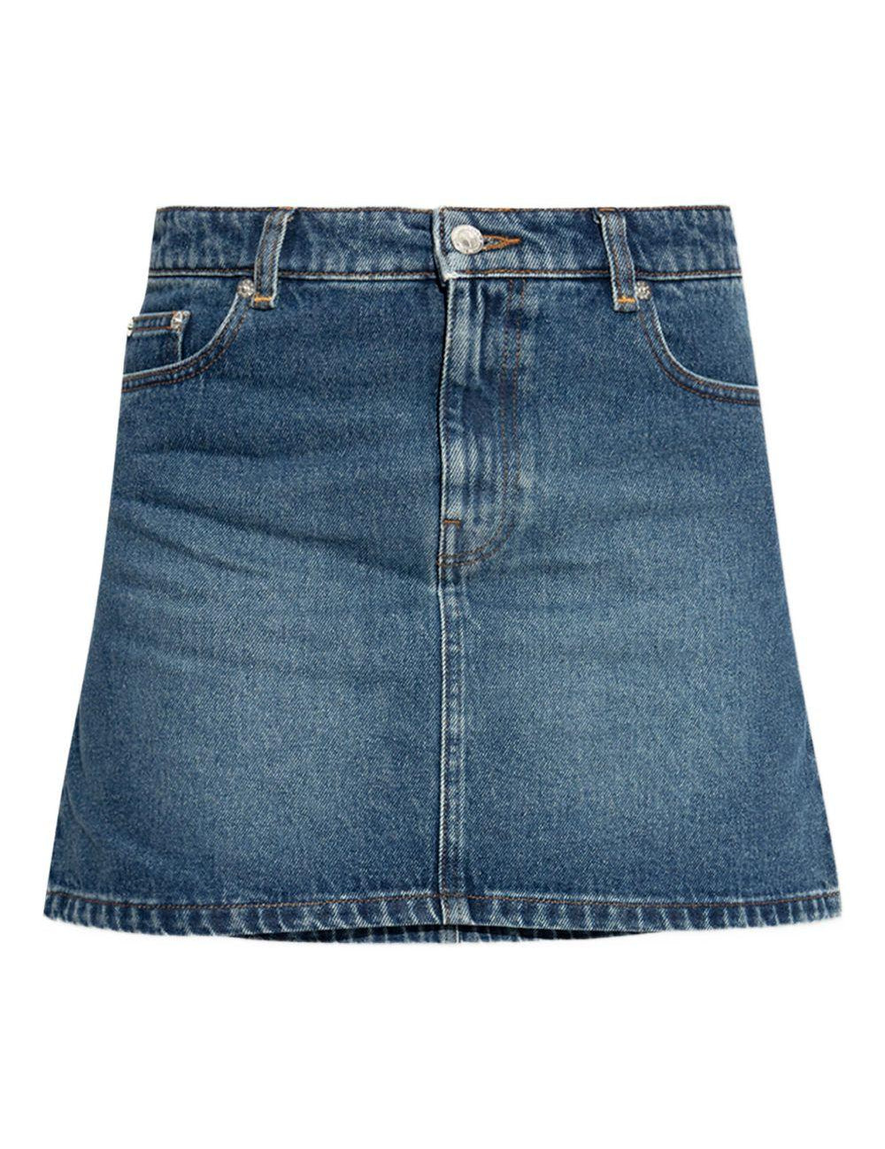 Minigonna Moss in blu A.P.C. - donna 