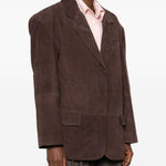 Blazer monopetto in marrone Remain - donna 