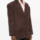 Blazer monopetto in marrone Remain - donna 