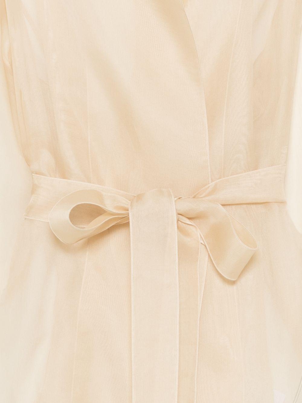 Abito trasparente con cintura gustav in beige Antonelli - donna 