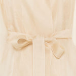 Abito trasparente con cintura gustav in beige Antonelli - donna 
