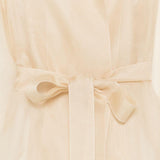Abito trasparente con cintura gustav in beige Antonelli - donna 