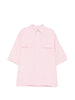 Willy Chavarria Corcoran short-sleeved shirt with flap pocket in pink - men