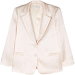 Blazer monopetto trapuntato in bianco Forte forte - donna 