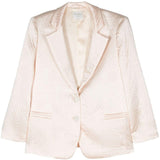 Blazer monopetto trapuntato in bianco Forte forte - donna 