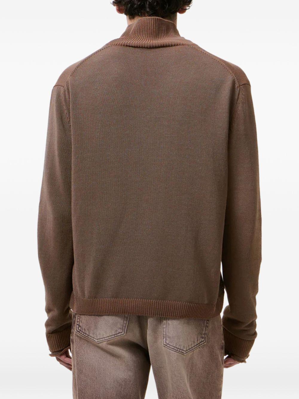 Cardigan Float Funnel in marrone Our legacy - uomo 