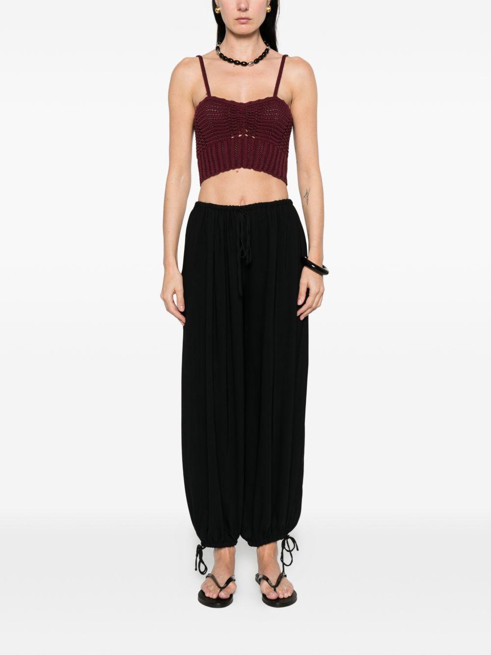 Top senza maniche in bordeaux Forte forte - donna 