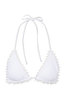 Top bikini a triangolo in bianco Jacquemus - donna