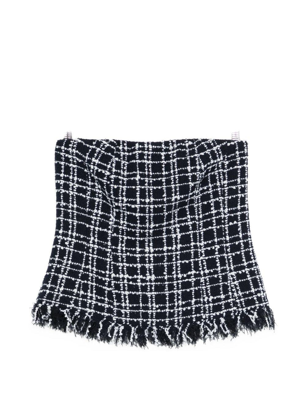 Blusa in tweed in blu Thelaurent - donna 
