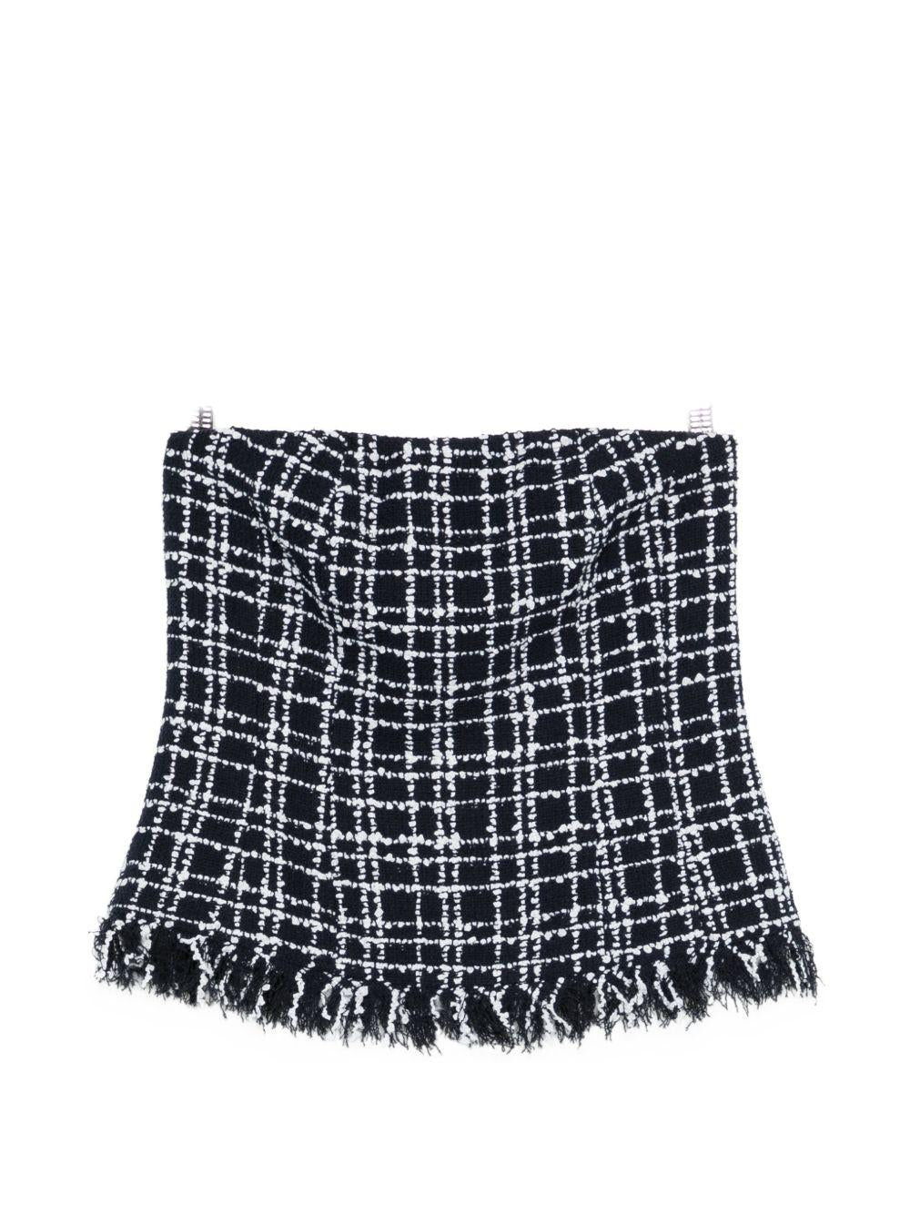 Blusa in tweed in blu Thelaurent - donna 
