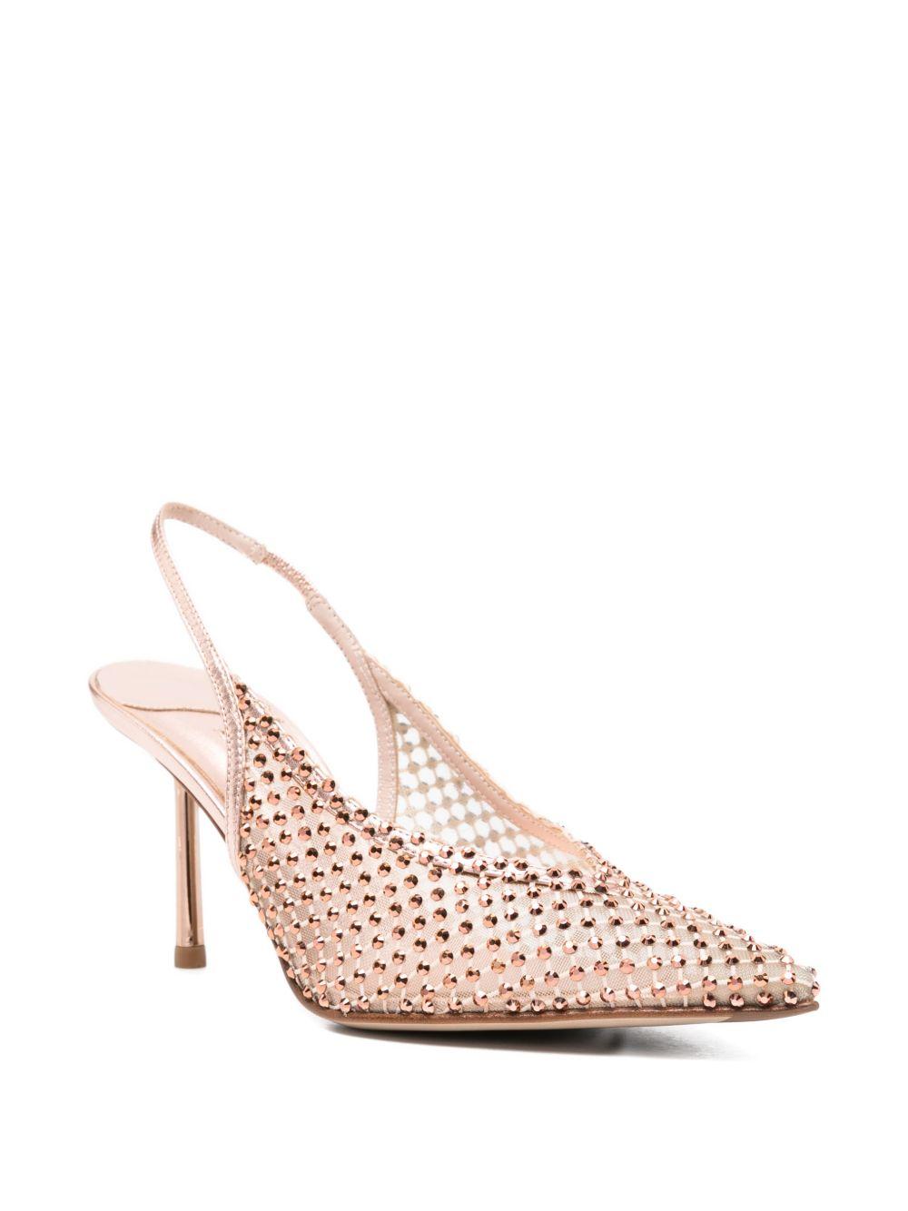 Décolleté con cristalli in rosa Le silla - donna 