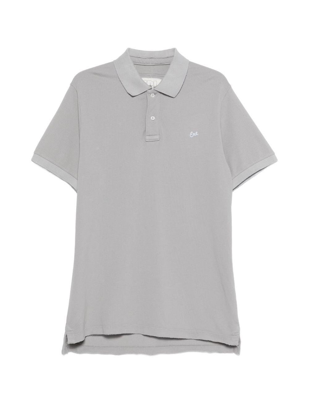 Polo con bottoni in grigio Erl - unisex 