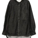 Camicia denim a maniche lunghe herculean in grigio Entire studios - unisex 