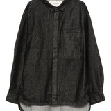 Camicia denim a maniche lunghe herculean in grigio Entire studios - unisex 