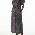 Abito lungo Acre con coulisse in blu Uma Wang - donna 