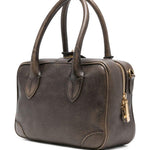 Borsa a mano con chiusura con zip in marrone Golden goose - donna 