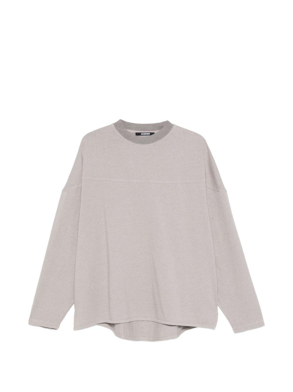 Polo a maniche lunghe  in grigio Jacquemus - uomo 