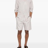 Pantaloncini a righe in beige Grayed - uomo 