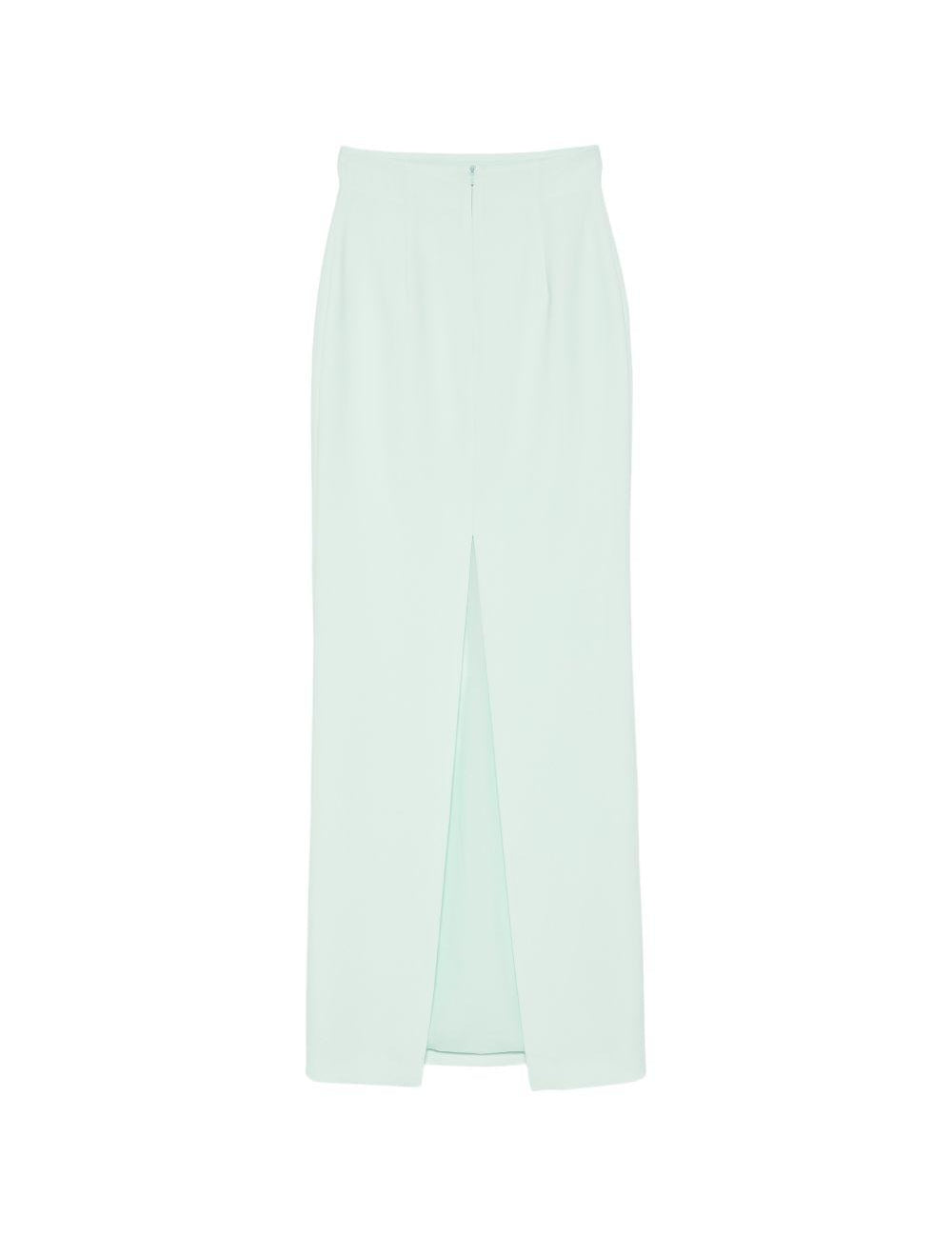 Gonna lunga con spacco in turchese Costarellos - donna 