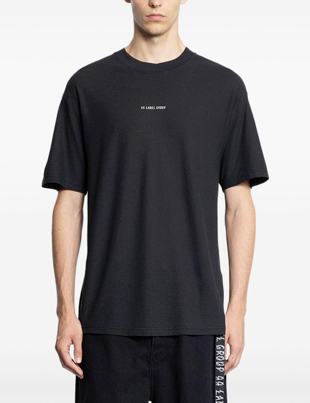 T-shirt in jersey in nero 44 label group - uomo 